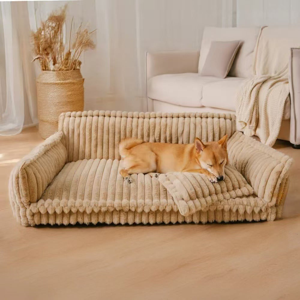 Zentipaws Luxe Corduroy Pet Sofa Bed