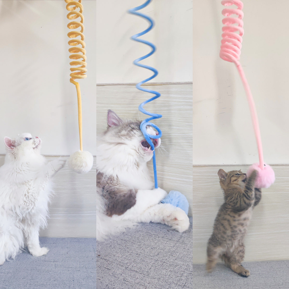 Zentipaws Spring-Snap Self-Play Cat Toy